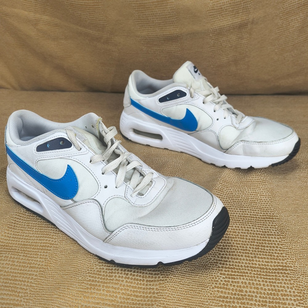 Nike Air Max SC Mens 10.5 White Blue Running Shoes CW4555-113 Sneakers - Picture 5 of 15
